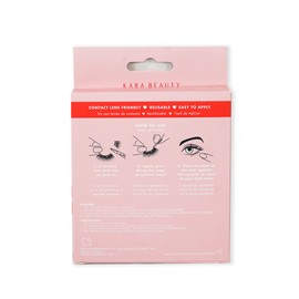 KARA BEAUTY VALENTINE'S OUTLASHED 3D Faux Mink Lashes 3 IDENTICAL PAIRS (LV3013)