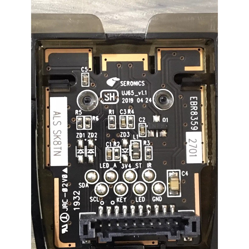 LG 65UN6950ZUA POWER BUTTON/IR SENSOR UJ65_V1.1, EBR83592701