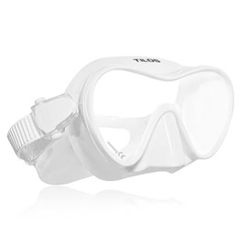 Tilos CoveOps Frameless Mask for Scuba Diving and Snorkeling (White)
