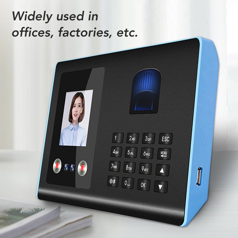 Attendance Machine Biometric Face Fingerprint Password Check In Machine Time