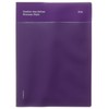 Laconic LWM07-220PU Notebook, Starts March 2026, B6, Weekly Pocket, Purple