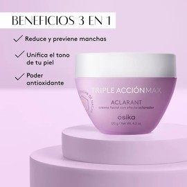 Esika Crema Aclarant Triple Acción Max, 120 g