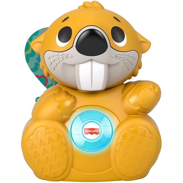 Fisher-Price Linkimals Boppin’ Beaver, Light-up Musical Activity Toy for Baby