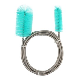 Aquarium Filter Brush, 45CM Double Ended Hose Brush Flexible Air Tube Hose Cleaner for Fish Tank or Home Kitchen