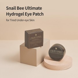 BENTON Snail Bee Ultimate Hydrogel Eye Patch (60pcs) - Hydrating | Snail Mucin | Reusable & Cooling Eye Patches