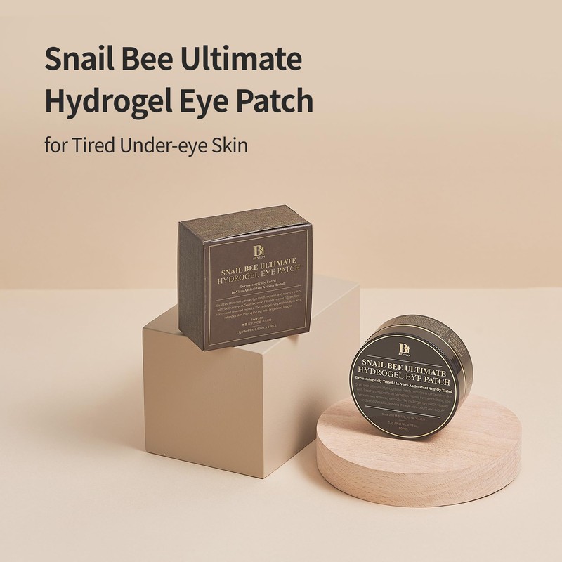 BENTON Snail Bee Ultimate Hydrogel Eye Patch (60pcs) - Hydrating