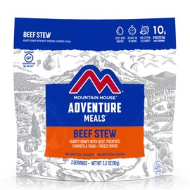 Mountain House Beef Stew | Freeze Dried Backpacking & Camping Food | 2 Servings | Gluten-Free