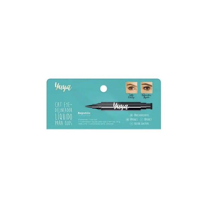 Delineador Liquido Para Ojos Cat Eye Yuya 2 Ml