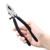 SPEEDWOX Glass Running Pliers with Curved Jaws Black Professional Glass