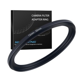 72mm to 62mm Step Down Ring Filter Adapter Metal Ring Step Down Rings Adapter Filter Compatible with All 62mm UV,CPL,ND,Lens Hood,Threaded Lens ect (72mm to 62mm)