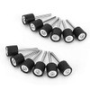 12Pcs Iron Polishing Sanding Drum Holder Rubber Mandrel Standing Sleeve