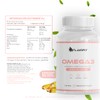 FLAIRFIT Omega 3 de Salmón Suplemento Premium, Alta Concentración de