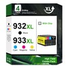 932XL 933XL Ink Cartridge Combo Pack Compatible 932XL 933XL Ink