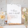 Manta Makes Wedding signs for reception, to have and to