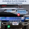 GRUOIZ Quick Install Front License Plate Holder Compatible with 2016