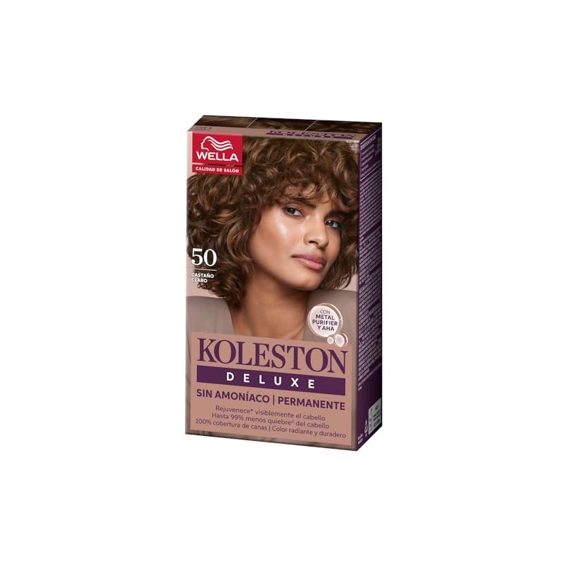 Koleston Deluxe Tinte Permanente Sin Amoniaco 50 Castaño Claro