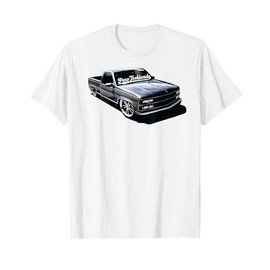 Puro Trokiando 1990s OBS Slammed Static truck on wheels T-Shirt