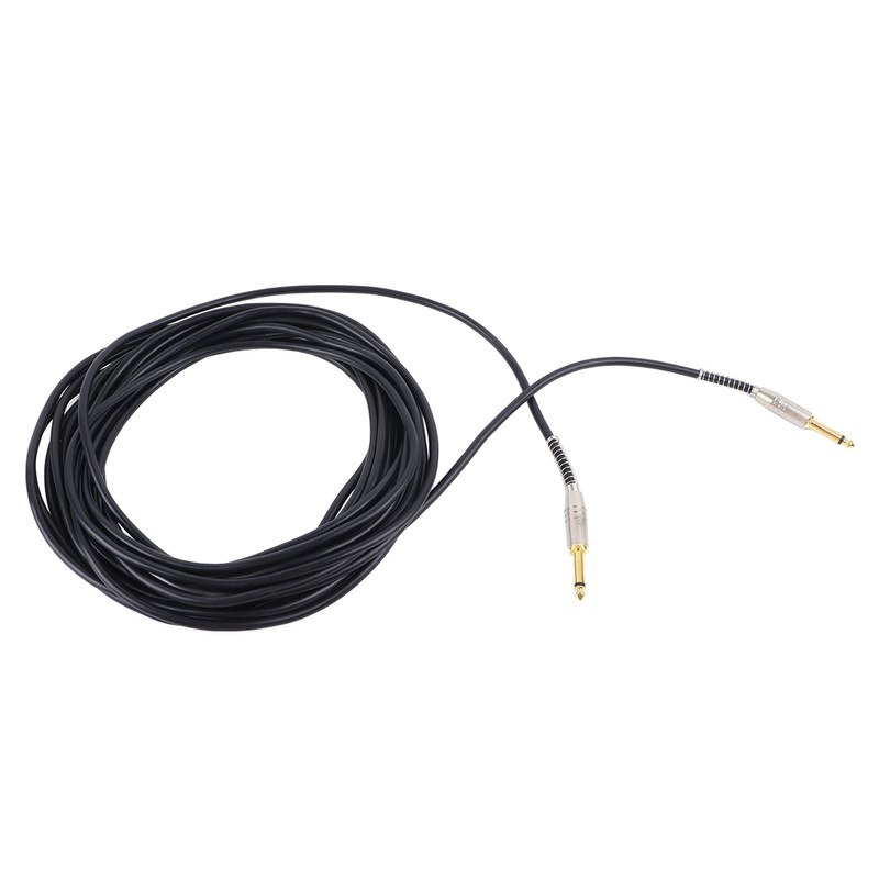 6.35mm Instrument Cable Noise Reduction Audio Device Connection Cable for