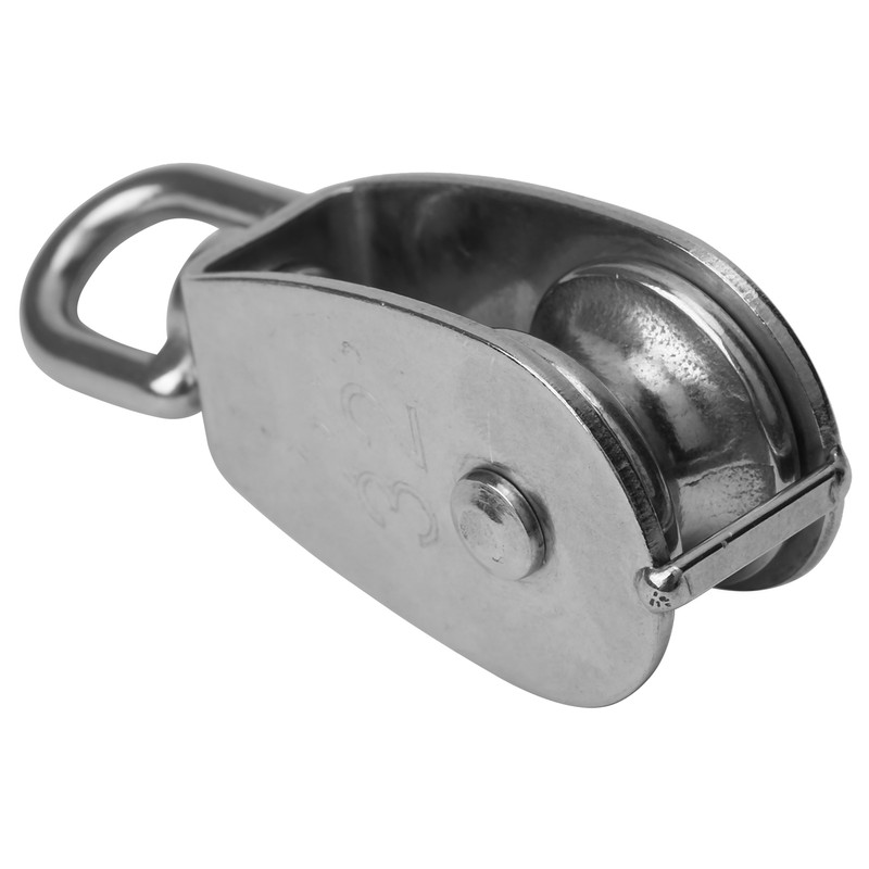304 Stainless Steel 32mm Pulley with Lock Screw Climbing Carabiner