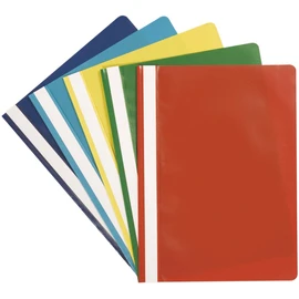Q-Connect KF01464 File Folder A4 Polypropylene Pack of 5 Assorted Colours