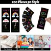 LiYiQ 100 Pcs Motivational Encouraging Inspirational Bookmarks 6×2-inch Double-Sided Bookmarks