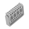 16Holes Manicure Drill Bits Holder,Nail Polishing Heads Display Case,Nail Drill