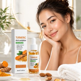 Turmeric Face Serum for Glowing Skin – Brightening Facial Oil for Daily Dark Spot Care