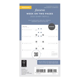Filofax 2025 Week on Two Pages Diary