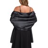 TONGFANTFL Shawls and Wraps for Evening Dresses Satin Women Long