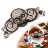 Mustache Guard for Coffee & Everyday Drinks – Skull Design