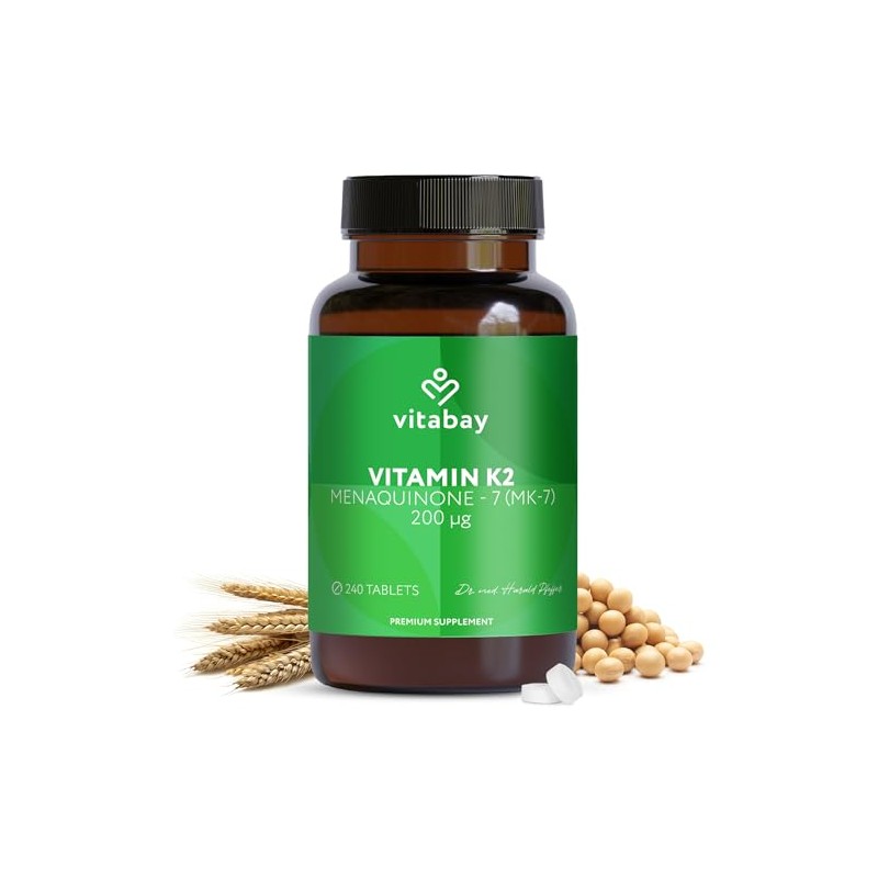 Vitabay Vitamin K2 MK-7 200 µg – 240 Vegan Tablets