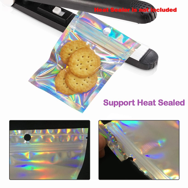 Resealable Foil Pouch Bag [100 PCS ] Great for Party