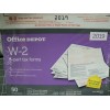 Office Depot W-2 Inkjet/Laser Tax Forms 2019 Taxes 2-Up 6-Part