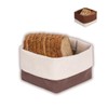 slowroom 12.5 x 12.5 x 10 cm Bread Basket, Cotton,