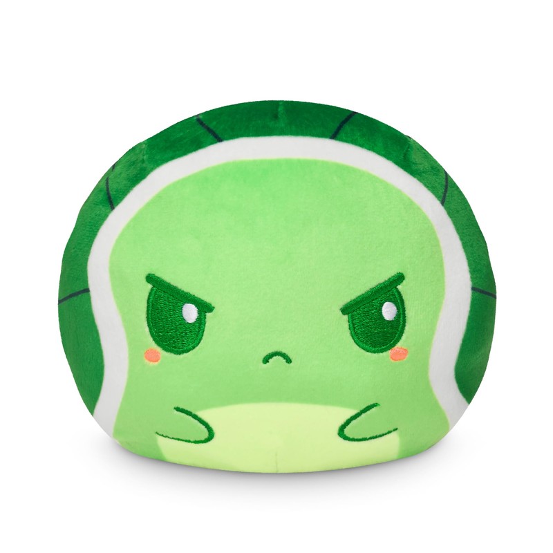 TeeTurtle 4" Reversible Turtle Plushie - Cute Kawaii Green -