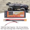 Li Poly RC Battery 2S 60C 7000mAh 7.4V Li Poly