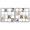 sourcing map 2Pcs Wire Wall Grid Panel, 8" x 8"
