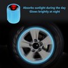 8Pcs Luminous Skull Tire Air Valves Stem Caps,Fluorescent Tire Valve