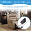Metal recliner handle replacement, backrest tilt adjuster replacement parts, used