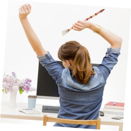 PACKOVE Portable Ox Horn Back Scratcher Lightweight Body Scratcher and Professional Back Massager for Home and Travel Relief of Itching and Muscle Tension