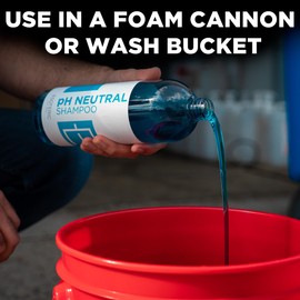 ESOTERIC pH Neutral Car Wash Shampoo with Advanced Foam Technology - Ultra-Concentrated Auto Soap for Foam Cannon & Bucket Wash - Scratch-Free Formula with Enhanced Lubrication & Fresh Scent