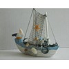 Wooden Fishing Boat Ornament