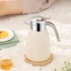 SOGA 1.2L Stainless Steel Water Bottle Insulated Vacuum Flask Coffee