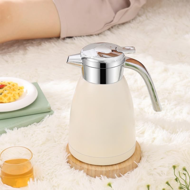 SOGA 1.2L Stainless Steel Water Bottle Insulated Vacuum Flask Coffee