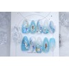 Handmade nail tips - ♀ Siren - Coffin Egg /
