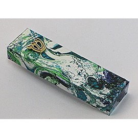 Marbled Mezuzah Case A176