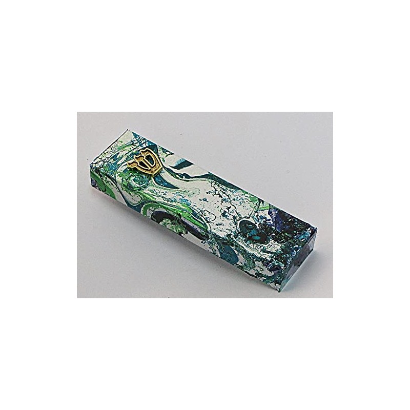 Marbled Mezuzah Case A176