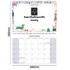 2026 Memo Wall Calendar Notes Board - Lilac Dog Design
