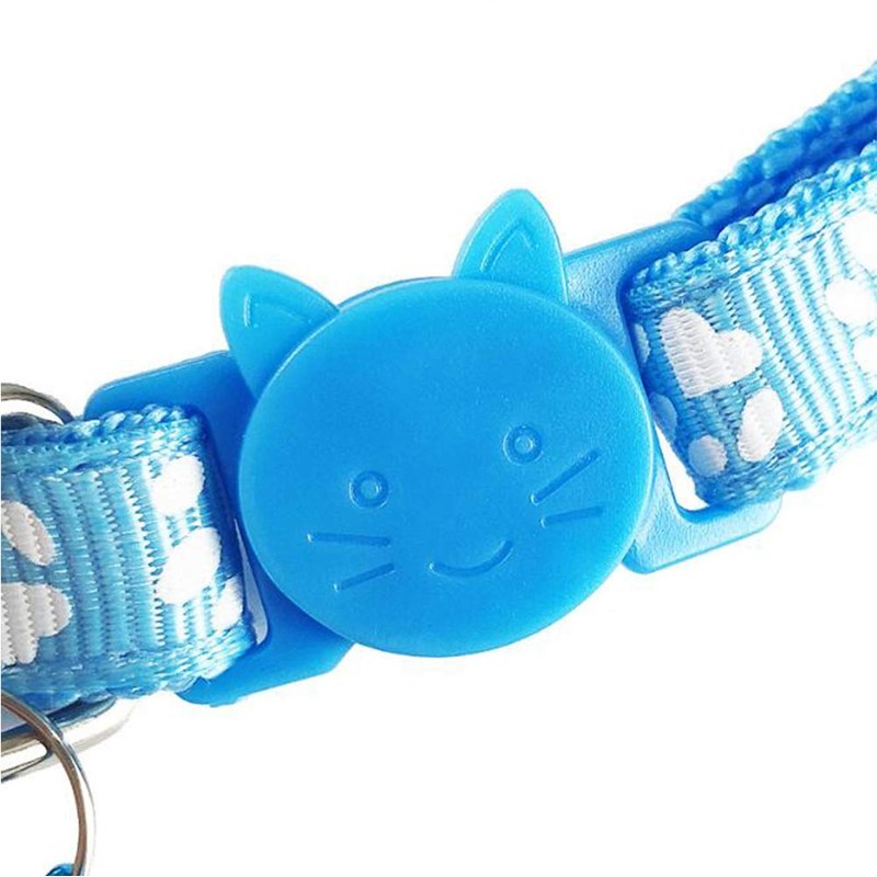 Tafeiya 2x Safety Cat Collars Quick Release with Bell,Adjustable 20-32cm