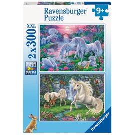 Ravensburger Puzzle 80570 Unicorns Puzzle 2 x 300 Pieces for Children and Adults from 9 Years